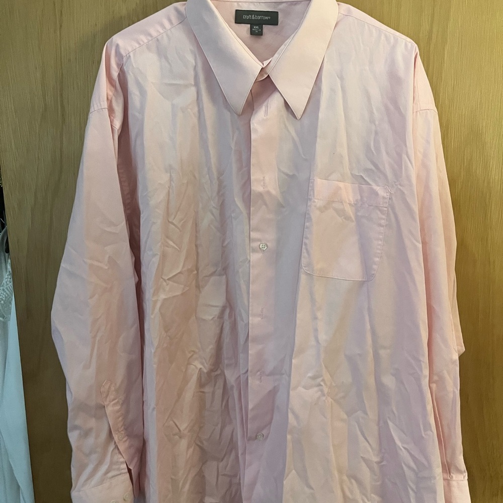 Croft & Barrow Light Pink Men's Dress Shirt